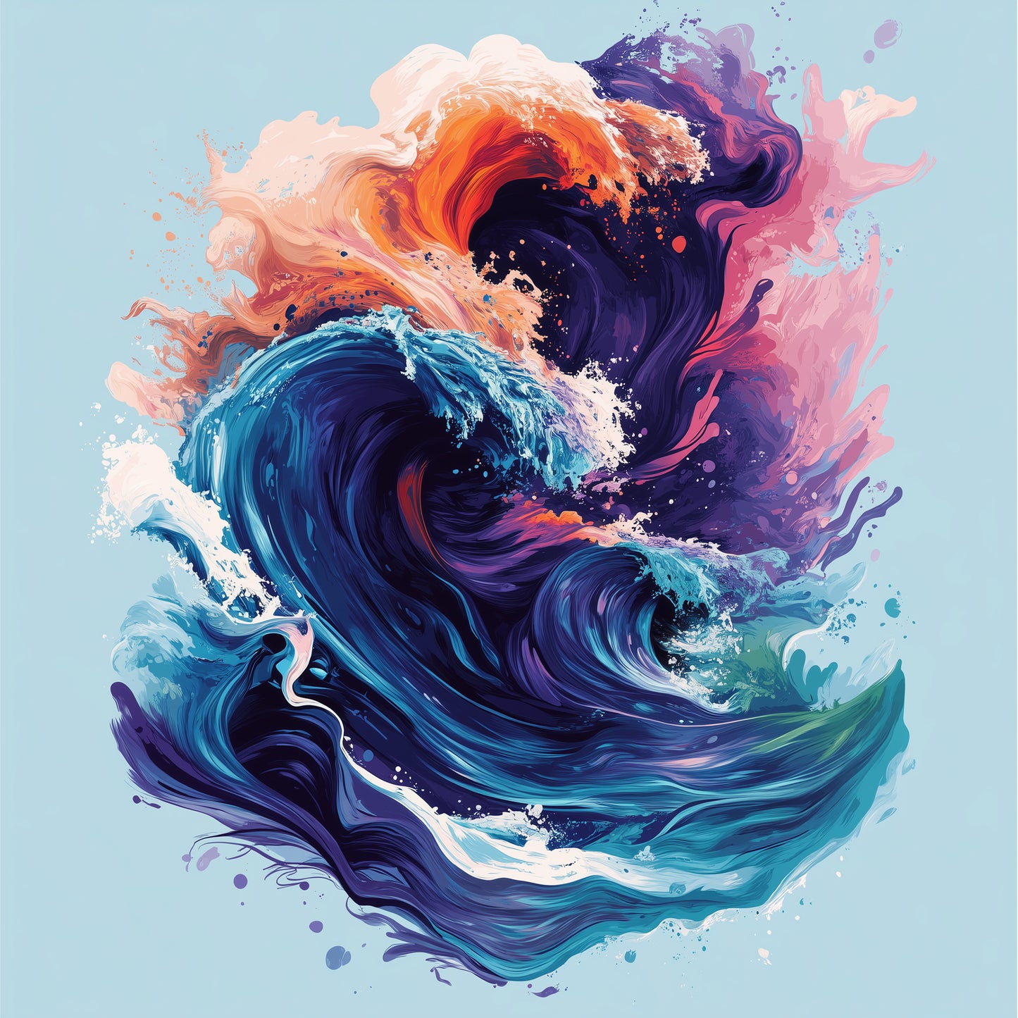 Kryofilik Tidal Symphony Men's T-Shirt