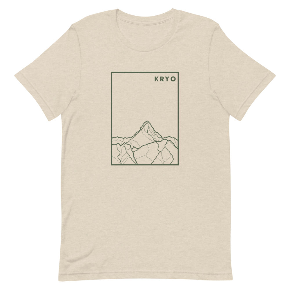 Kryofilik Mountain Portrait Short-Sleeve T-Shirt