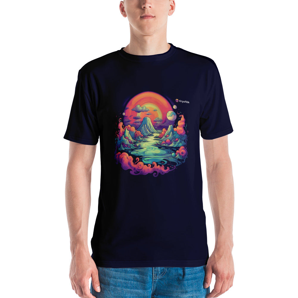 Kryofilik Psychedelic Peaks Men's T-Shirt