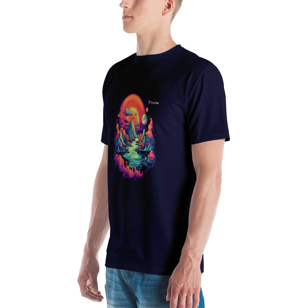 Kryofilik Psychedelic Peaks Men's T-Shirt