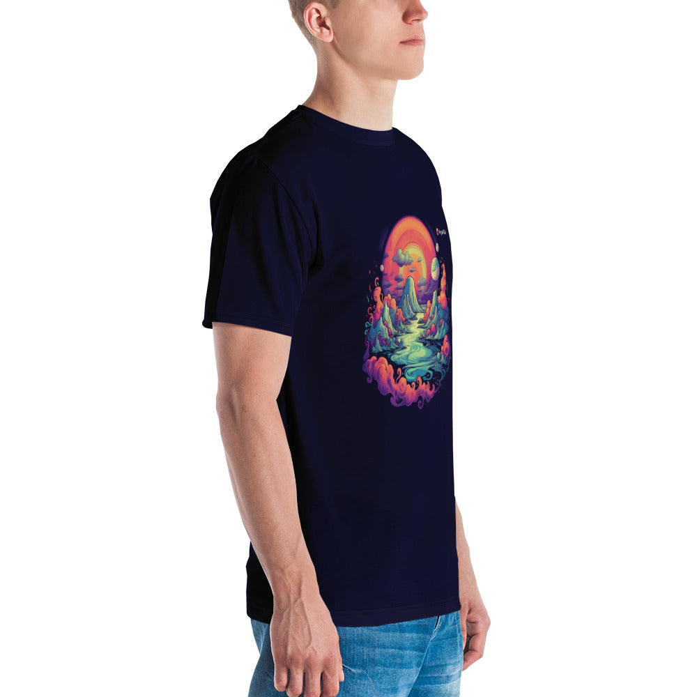 Kryofilik Psychedelic Peaks Men's T-Shirt