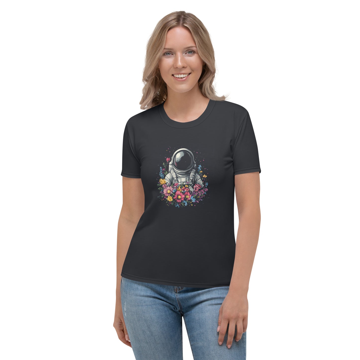 Kryofilik Astronaut In Bloom Women's T-Shirt