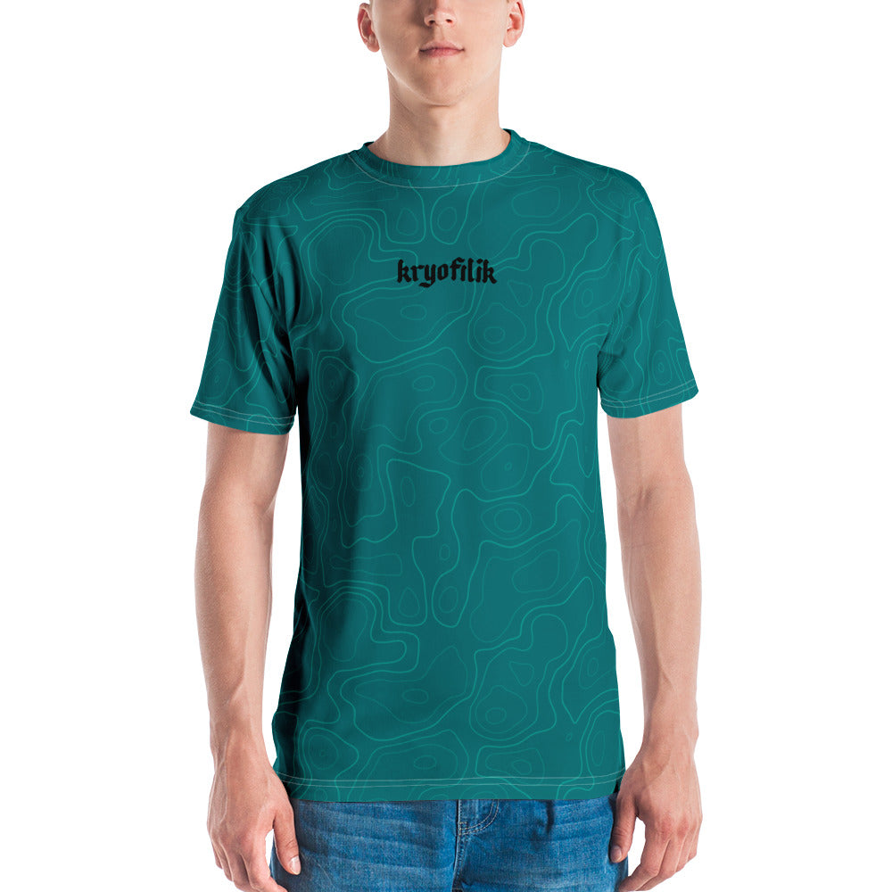 Kryofilik Topographic Men's T-shirt