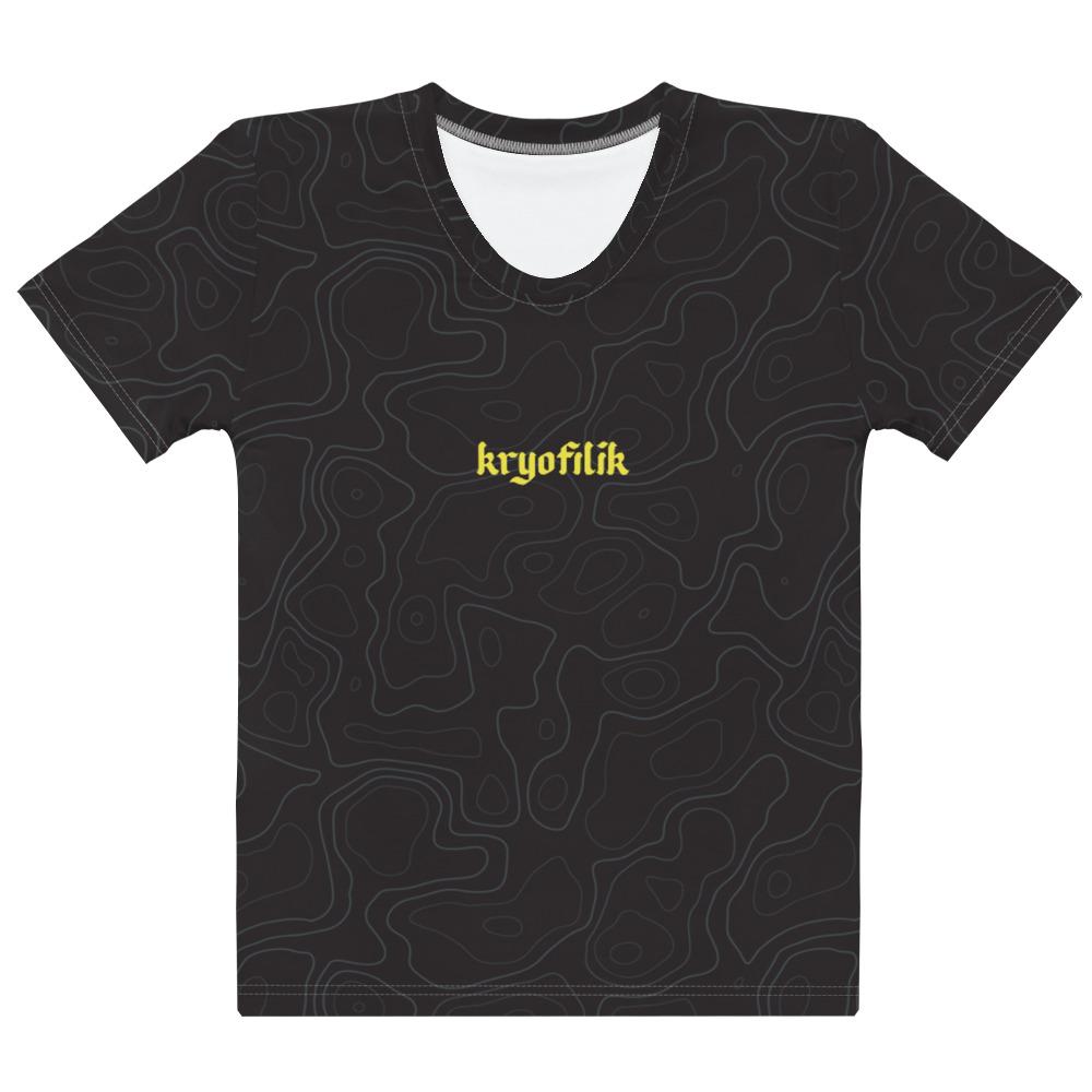 Kryofilik Topographic Women's T-shirt